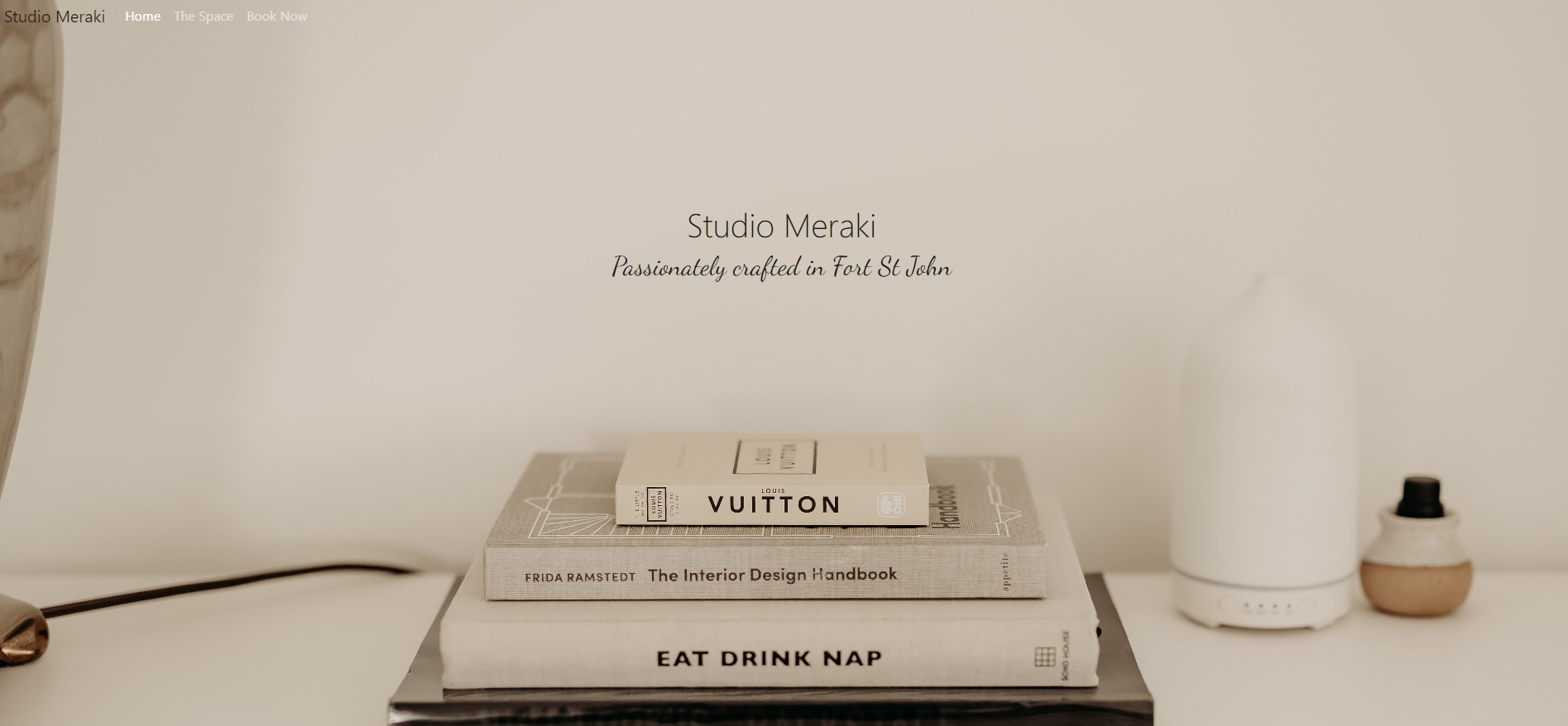 Image of Studio Meraki Website